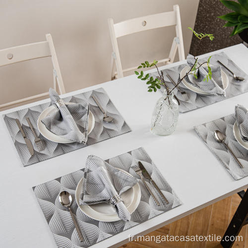 Napkins de dîner imperméable 18 × 18 pouces